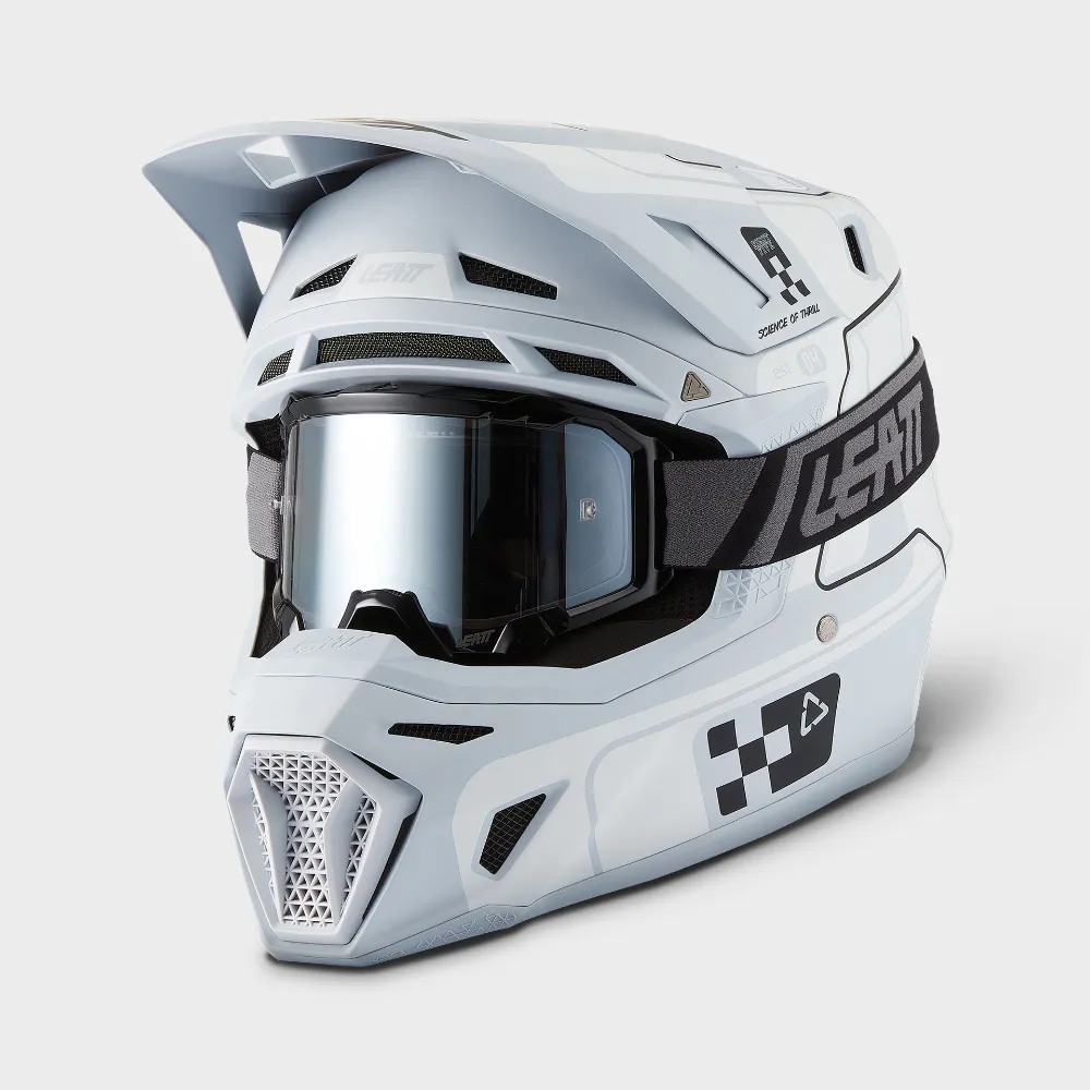 קסדת רכיבה LEATT MOTO 8.5 Kit בצבע אפור - תמונה 1