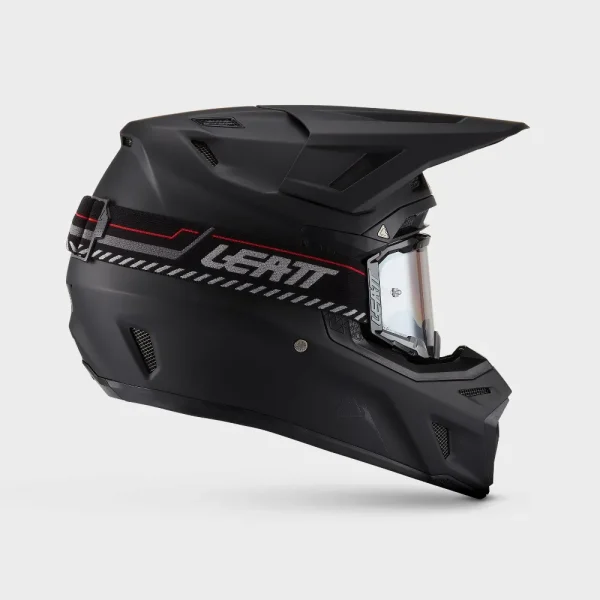קסדת רכיבה LEATT MOTO 8.5 Kit בצבע שחור מט - תמונה 4
