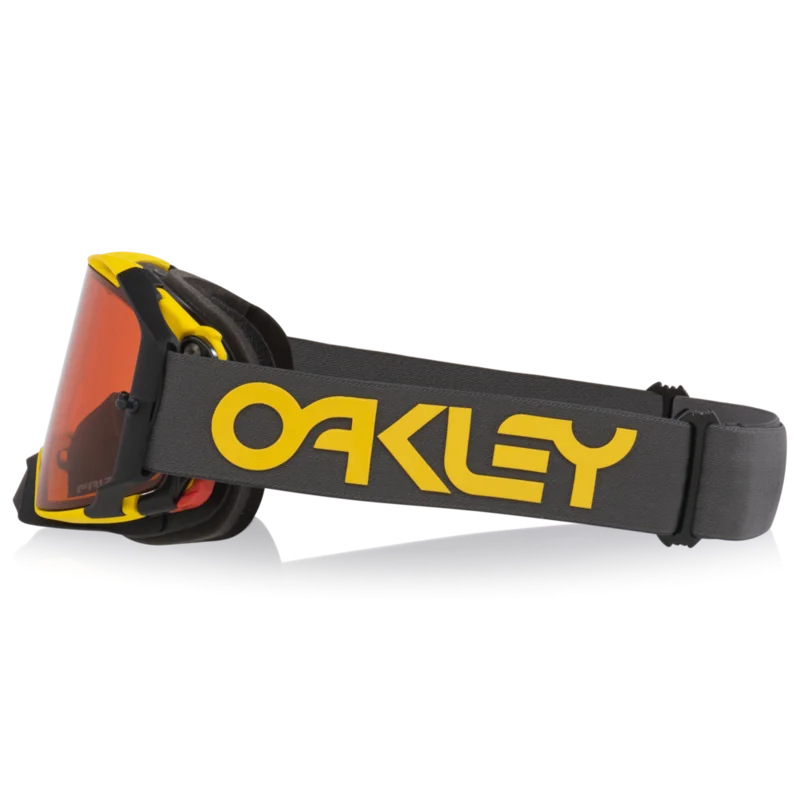משקף אבק אוקלי צהוב OAKLEY Airbrake MX Goggles – מבט צד – מק"ט 7046I400