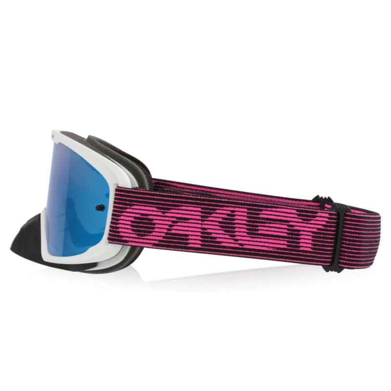 משקף אבק אוקלי לבן OAKLEY O-Frame 2.0 PRO MX Goggles – מבט צד – מק"ט 71157100